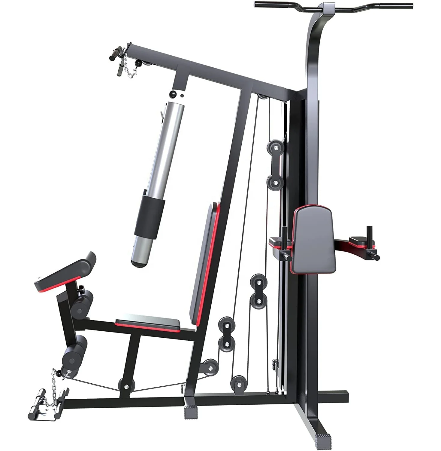 Home Gym Multi Station - # フィットネスベンチ ホームジム 2サイドステーション 多機能 ボディビルディング
