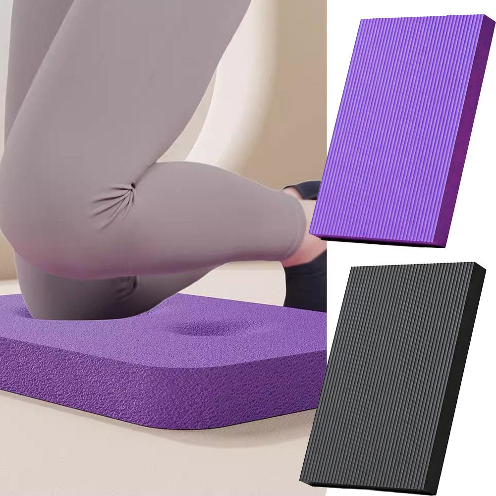 Home Gym Yoga Mat - 厚手ヨガ膝パッドマット滑り止めプランクサポートクッションアブローラーホイールニーリングパッドバランスボードホームジムワークアウト用