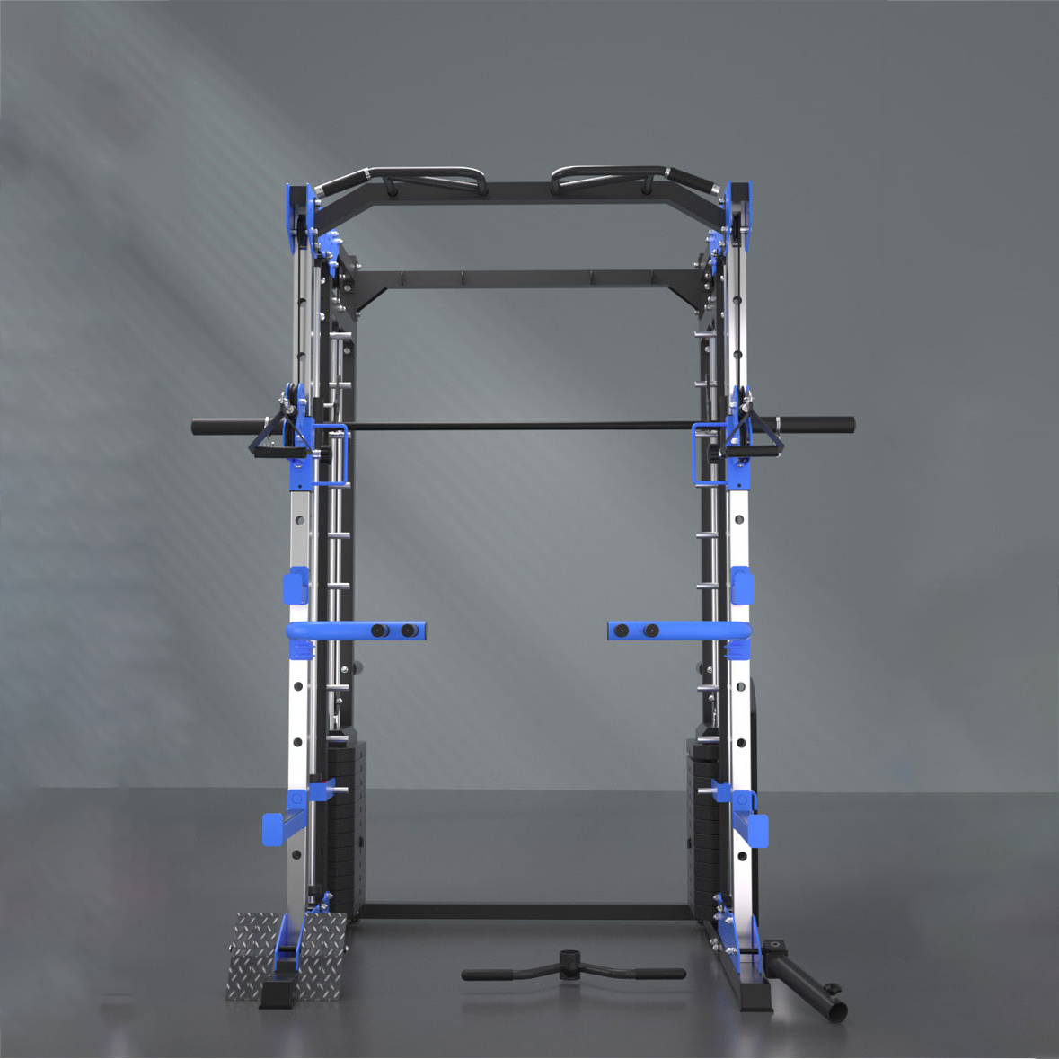Home Gym Multi Station - ホームジムフィットネス機器 多機能ステーション スクワットラックとスミスマシン付き 個人トレーニング用 1