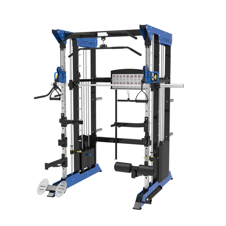 Home Gym Smith - フィットネス筋力トレーニングジム機器家庭用ボディビルディング業務用フィットネスウェイト多機能スミスマシン