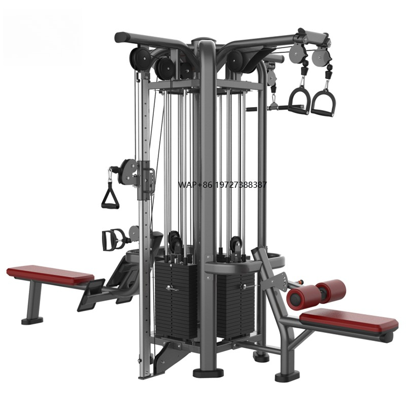 Home Gym Workout - 多機能マルチステーションスチール製筋力トレーニング器具ホームジム全身ワークアウトマシン
