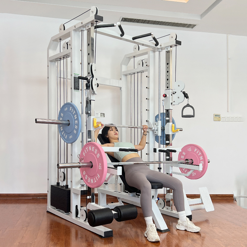 Home Gym Smith - ホーム総合トレーニングパワーラックエクササイズウェイトリフティングジム機器フィットネスストレングスマルチファンクショナルスミスマシン