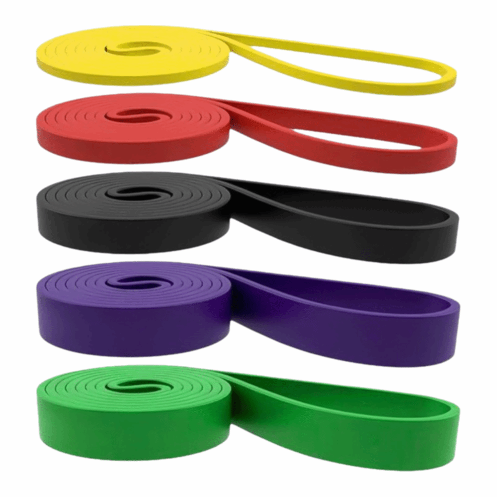 Resistance Band Heavy - TPEレジスタンスバンドセット 5～120ポンド ヘビーデューティー筋力トレーニングワークアウトエキスパンダー ラテックス弾性ゴムループバンド フィジカル