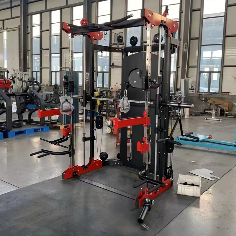 Home Gym Smith - 業務用マルチスミスマシンジム機器ホームジム多機能パワーケージベンチプレスジムスクワットラックスミスマシン