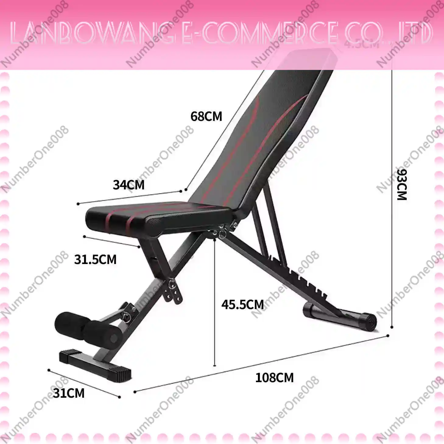 Home Gym Installation - 折りたたみダンベルベンチ仰臥ボード腹部運動シットアップ補助器具ホームジム用フィットネス機器無料設置