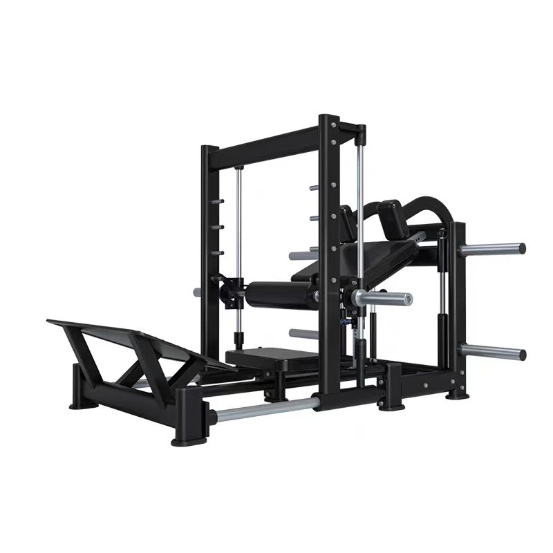 Home Gym Hip Thrust Machine - ジム ホームフィットネス機器 3Dプレートローディング式 調整可能 ヒップスラスト グルートレーニングマシン