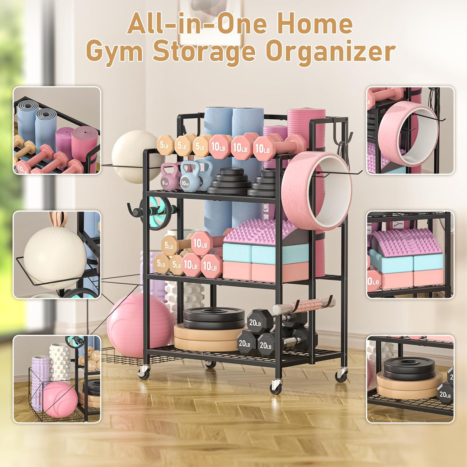 ホームジム収納、材質・色指定なし、ダンベル、ケトルベル、トレ - Home Gym Workout のレビューと価格