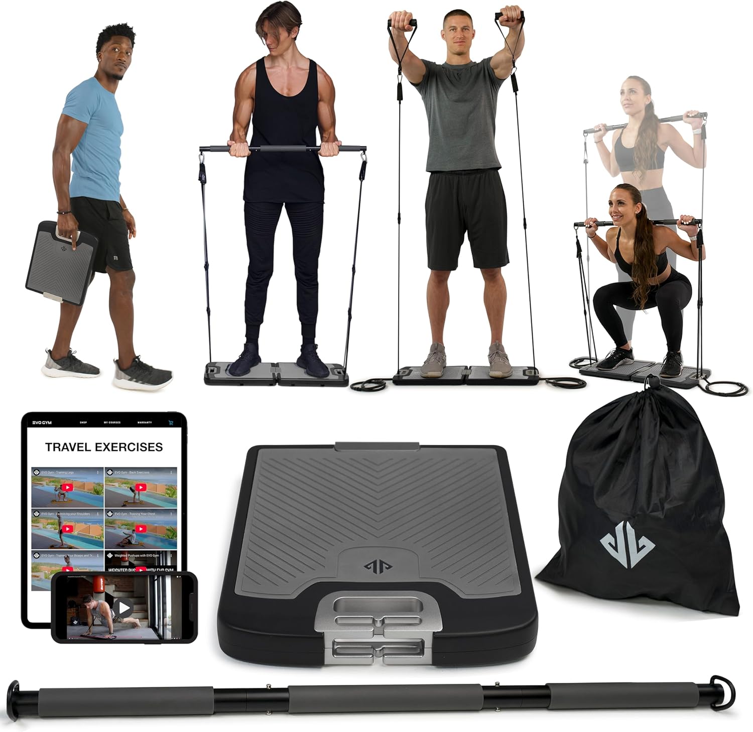 オールインワンポータブルホームジム：10～320ポンドの抵抗 - Home Gym Workout のレビューと価格