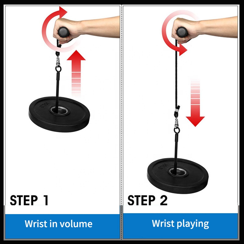 多機能前腕手首トレーナー ハンドグリッパー 上腕三頭筋エクサ - Wrist Roller Forearm のレビューと価格