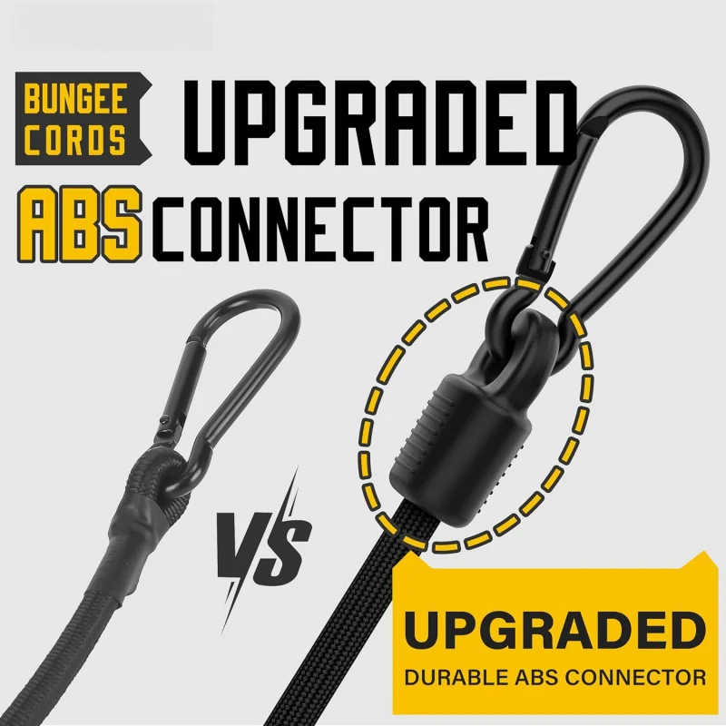 1-6個入り 調節可能なバンジーコード フック付き 7-48 - Resistance Band Heavy のレビューと価格