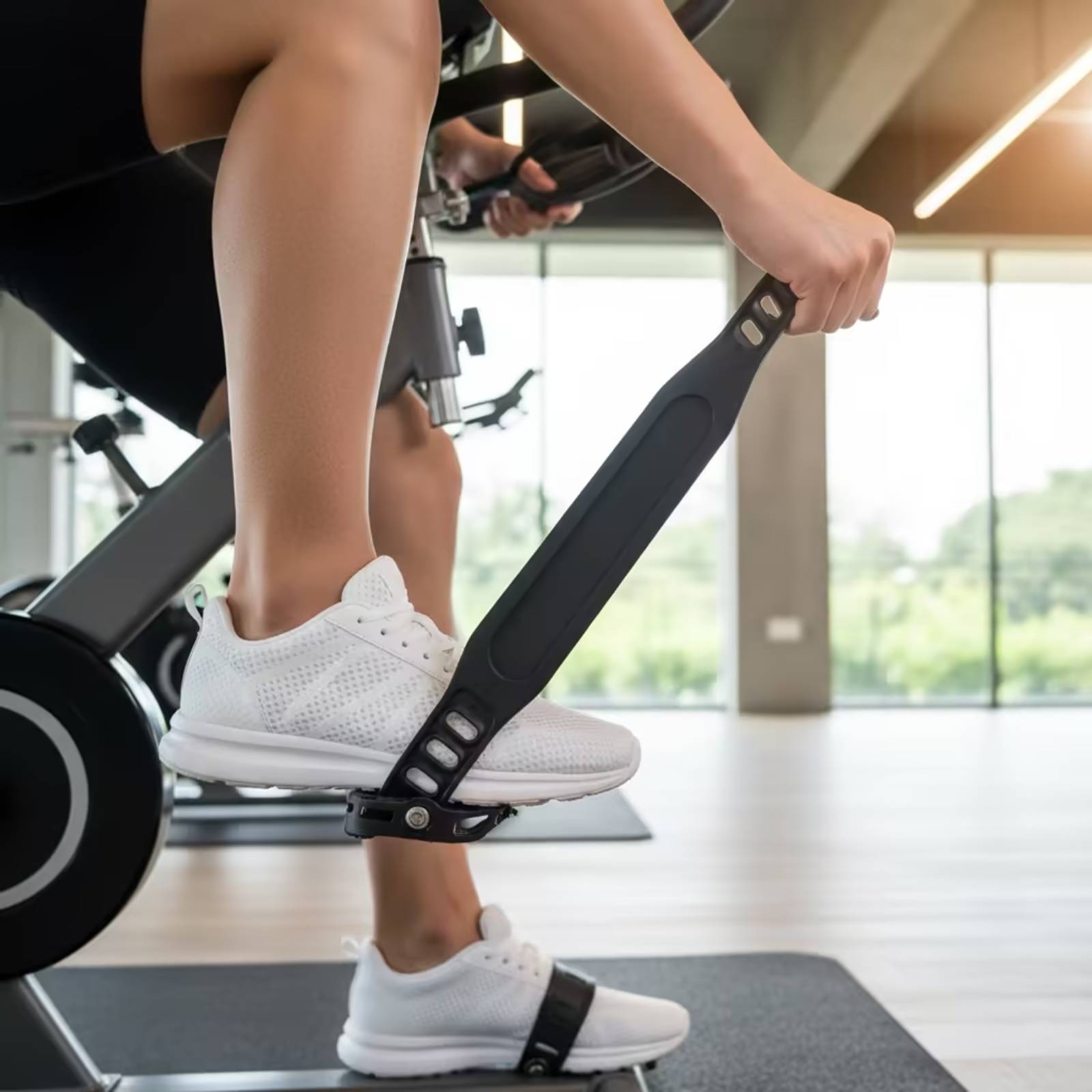 ストラップ付きエクササイズバイクペダル 取り付け簡単 エクサ - Home Gym Installation のレビューと価格
