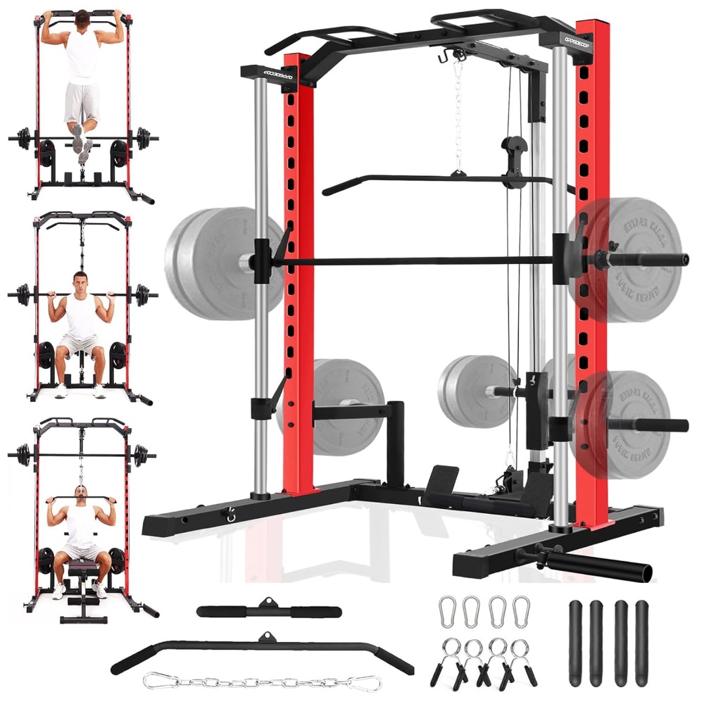 オールインワン スミスマシン パワーラック（ラットプルダウン - Home Gym Smith のレビューと価格