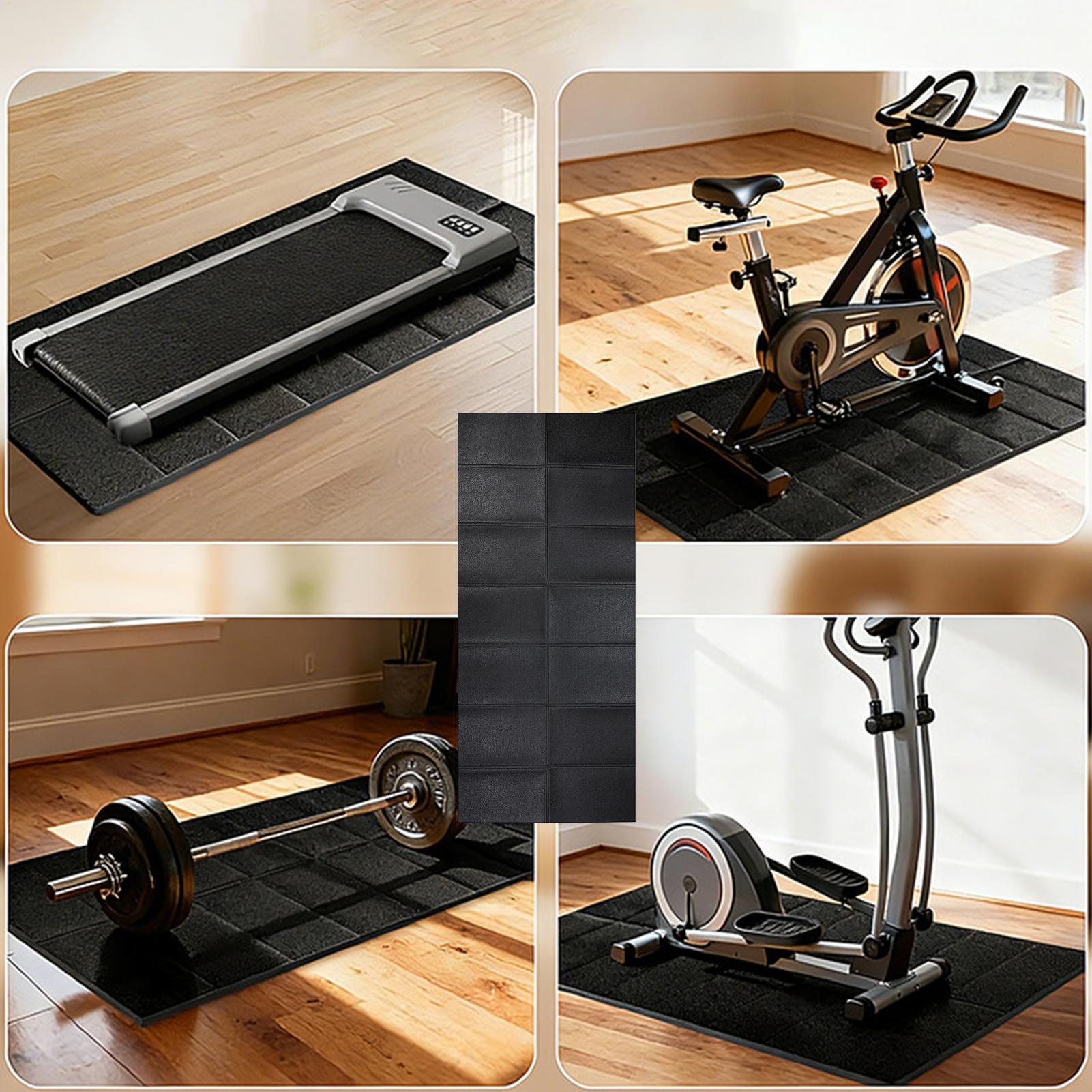 トレッドミルマット振動吸収ヘビーデューティトレッドミルフロア - Home Gym Workout のレビューと価格