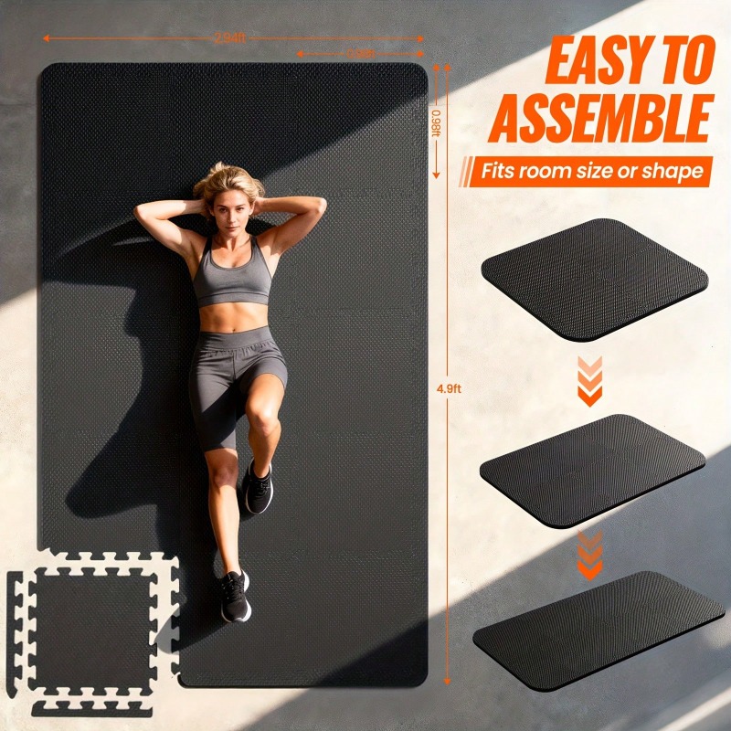 ヨガマット 48枚入り EVAフォームエクササイズマット（1 - Home Gym Yoga Mat のレビューと価格