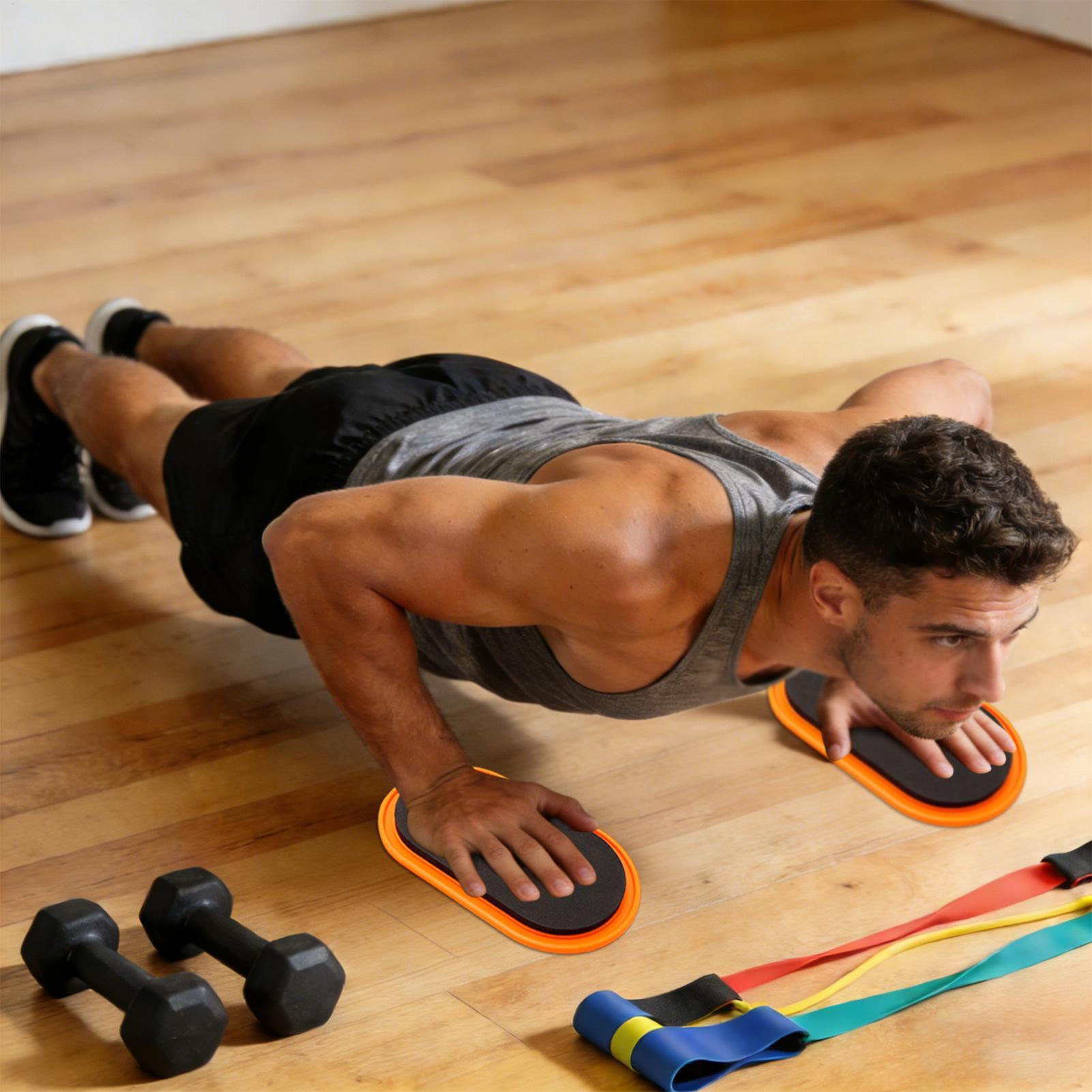 ワークアウトスライダーディスク楕円形フィットネススライディン - Home Gym Workout のレビューと価格