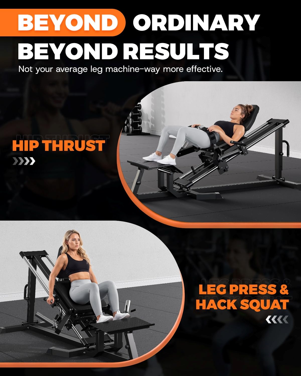 LH01 レッグプレス＆ヒップスラストマシンコンボ、2 in - Home Gym Hip Thrust Machine のレビューと価格