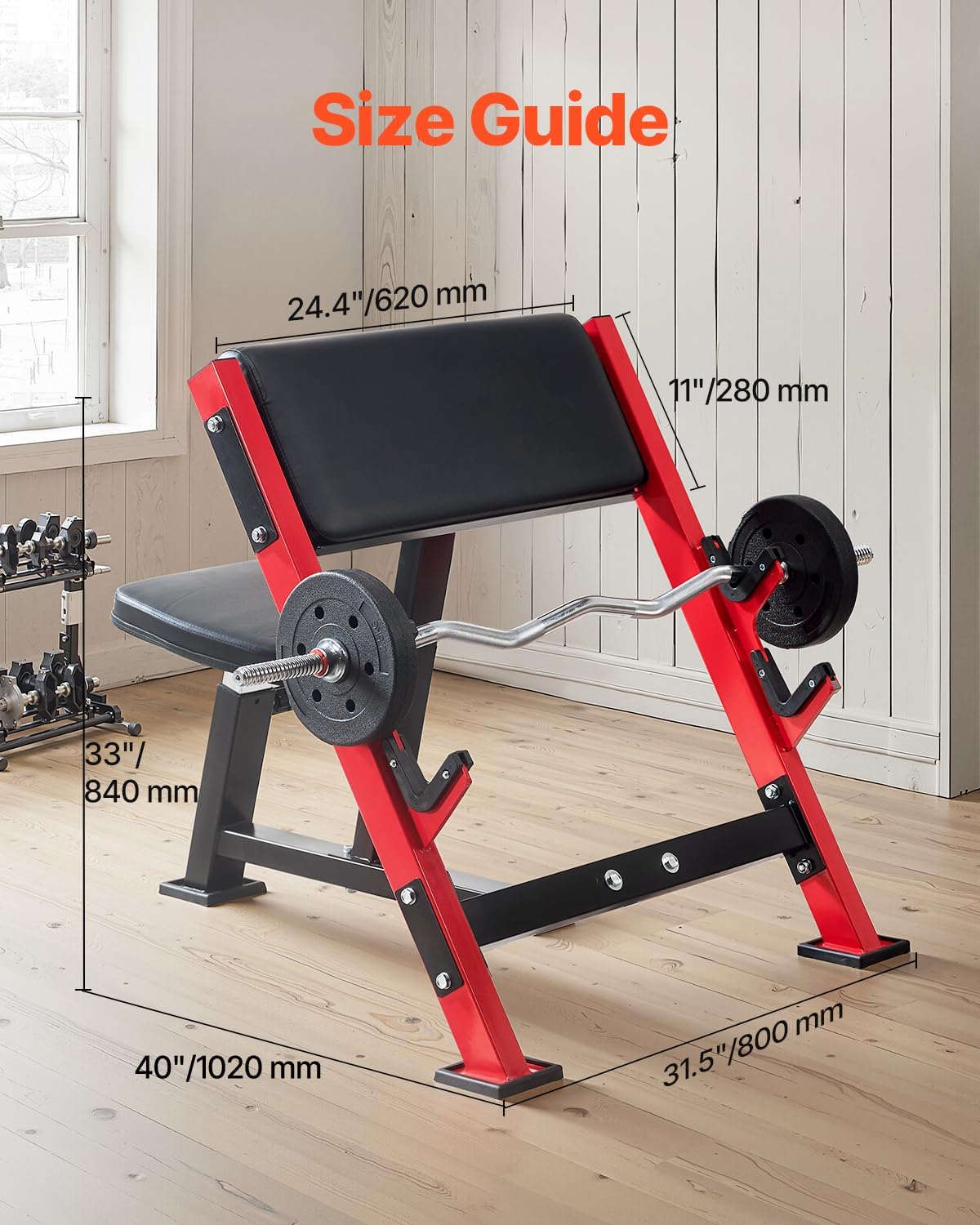 プレッチャーカールベンチ ヘビーデューティーアームアイソレー - Home Gym Multi Station のレビューと価格