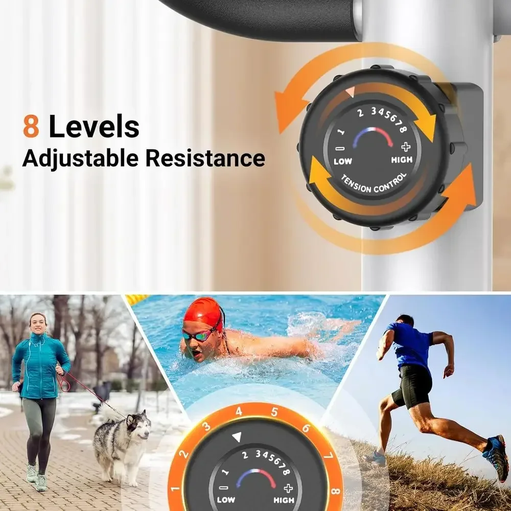 家庭用ジム向け静音エリプティカルマシン、耐荷重500ポンド、 - Home Gym Resistance Machine のレビューと価格
