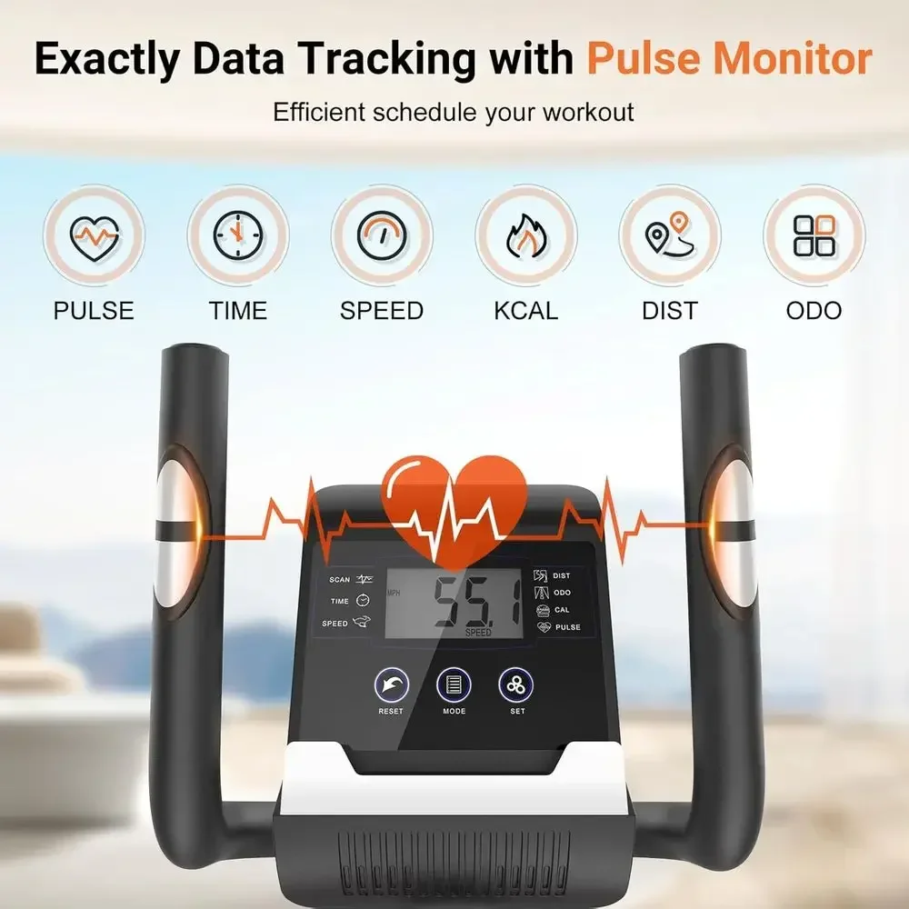 家庭用ジム向け静音エリプティカルマシン、耐荷重500ポンド、 - Home Gym Resistance Machine のレビューと価格