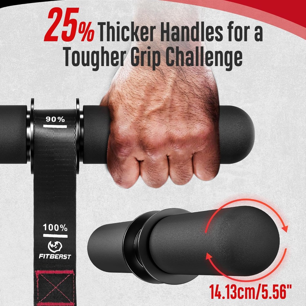 前腕強化器具＆リストローラー、厚みのあるハンドル、グリップ強 - Wrist Roller Forearm のレビューと価格