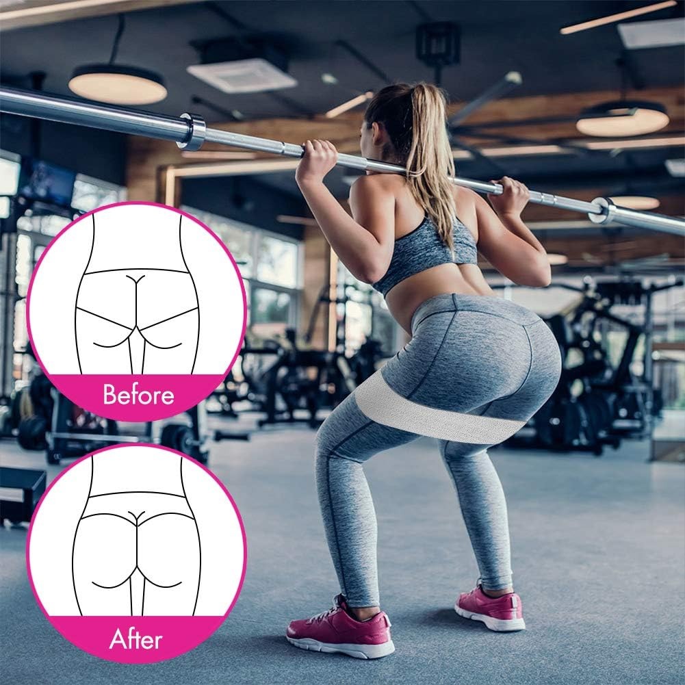 レジスタンスバンド、女性と男性用のファブリックトレーニングバ - Resistance Band Heavy のレビューと価格