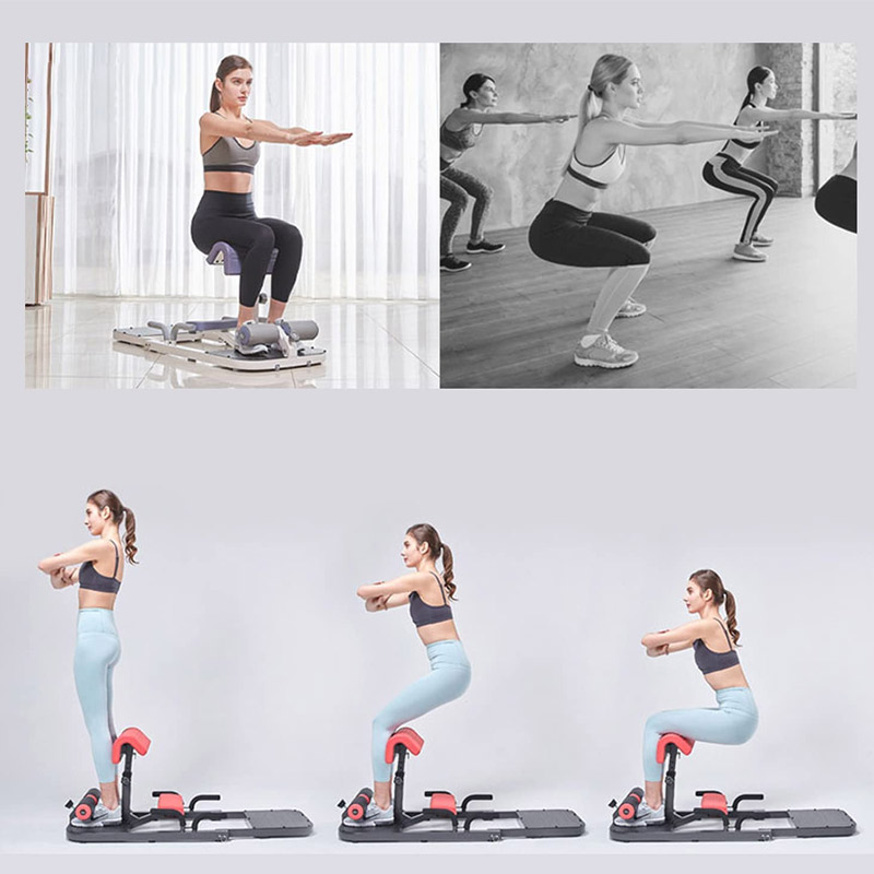 折りたたみ式業務用プッシュアップ3in1ディープスクワットマ - Home Gym Hip Thrust Machine のレビューと価格