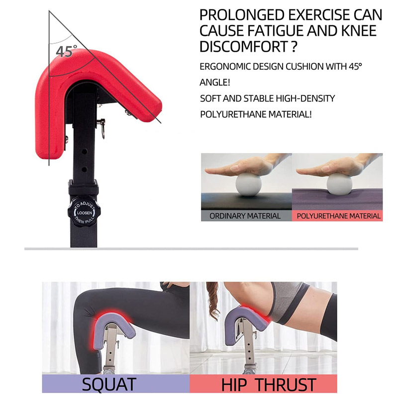 折りたたみ式業務用プッシュアップ3in1ディープスクワットマ - Home Gym Hip Thrust Machine のレビューと価格