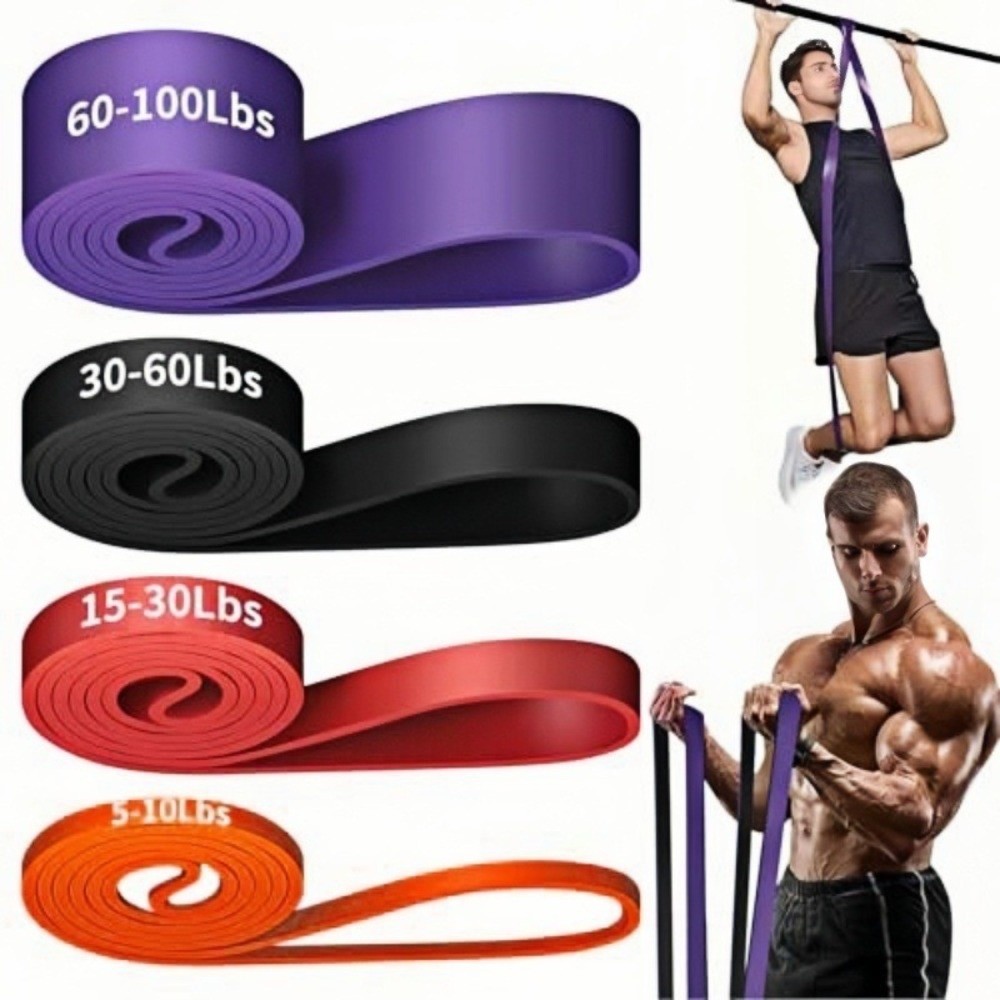 TPEレジスタンスバンドセット 5～120ポンド ヘビーデュ - Resistance Band Heavy のレビューと価格