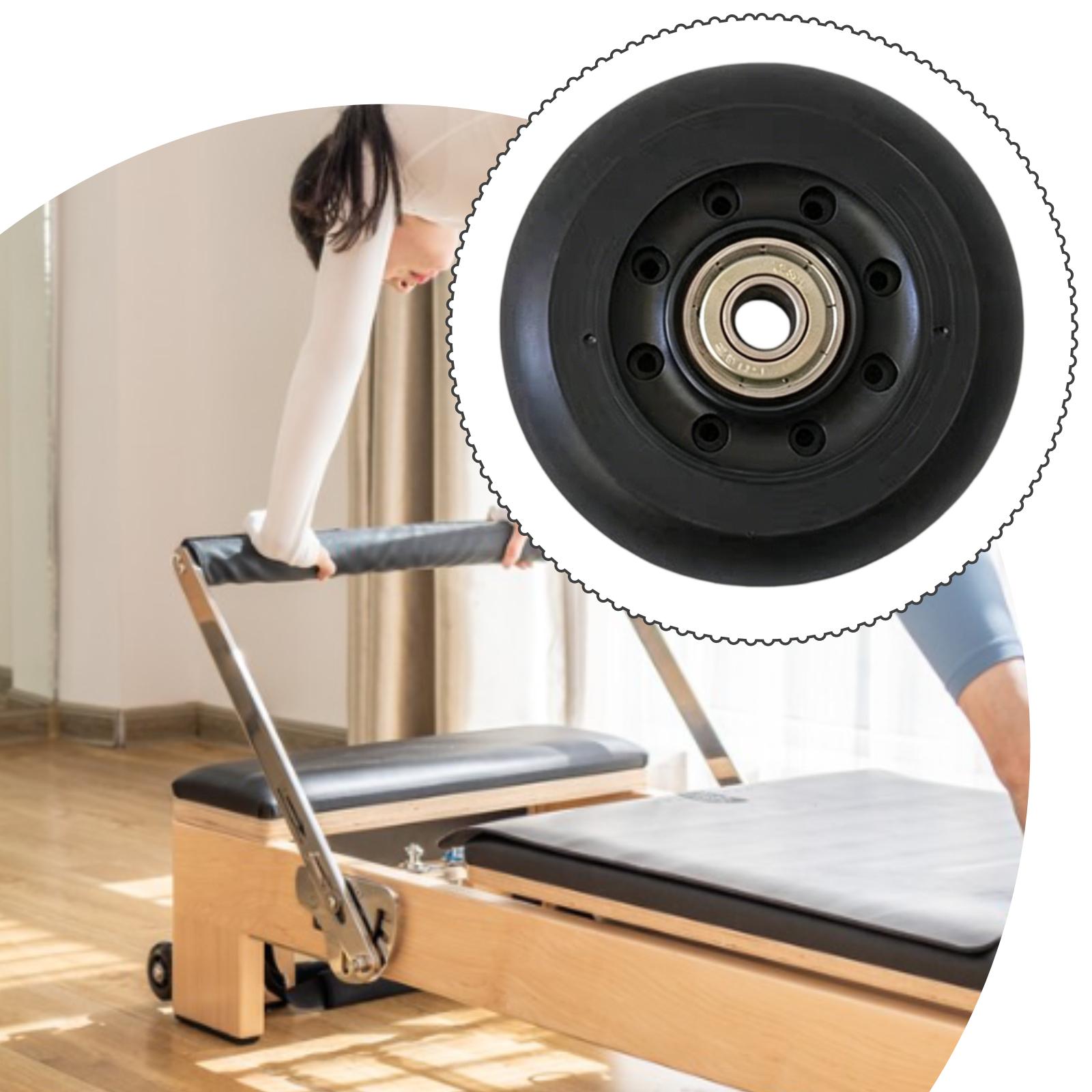 ピラティス リフォーマー ホイール ブラック 女性用 メンテ - Home Gym Installation のレビューと価格