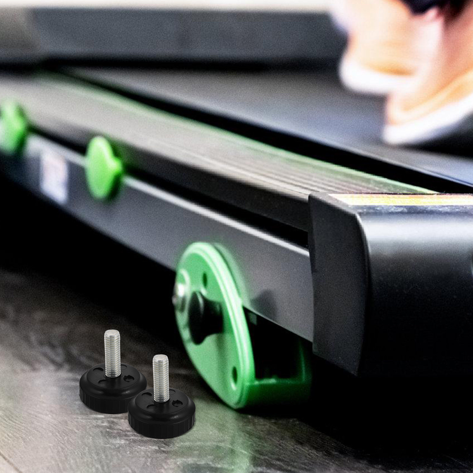 4個入り 簡単設置 調整可能な吸盤足 トレッドミル ホームジ - Home Gym Installation のレビューと価格