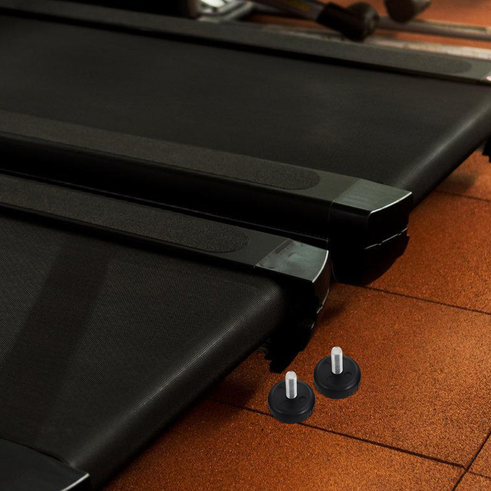4個入り 簡単設置 調整可能な吸盤足 トレッドミル ホームジ - Home Gym Installation のレビューと価格