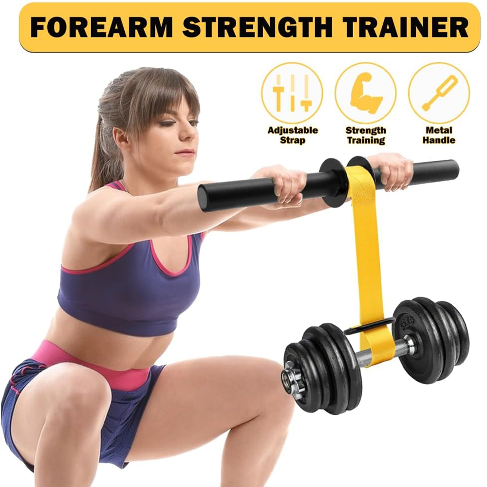 前腕強化トレーナー リストローラー 厚みのある滑り止めハンド - Wrist Roller Forearm のレビューと価格