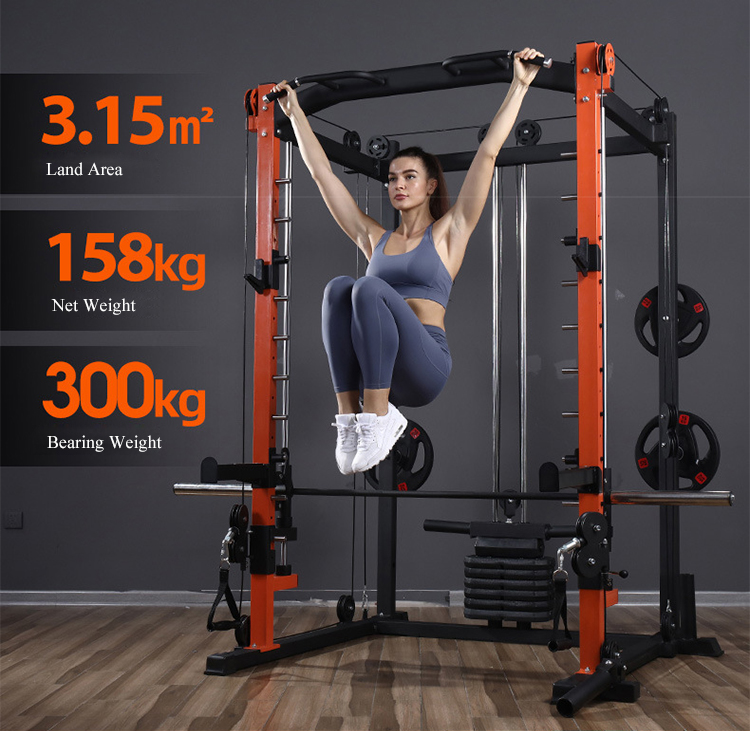 多機能ホームジム機器 スクワットラック プルアップバー パワ - Home Gym Smith のレビューと価格