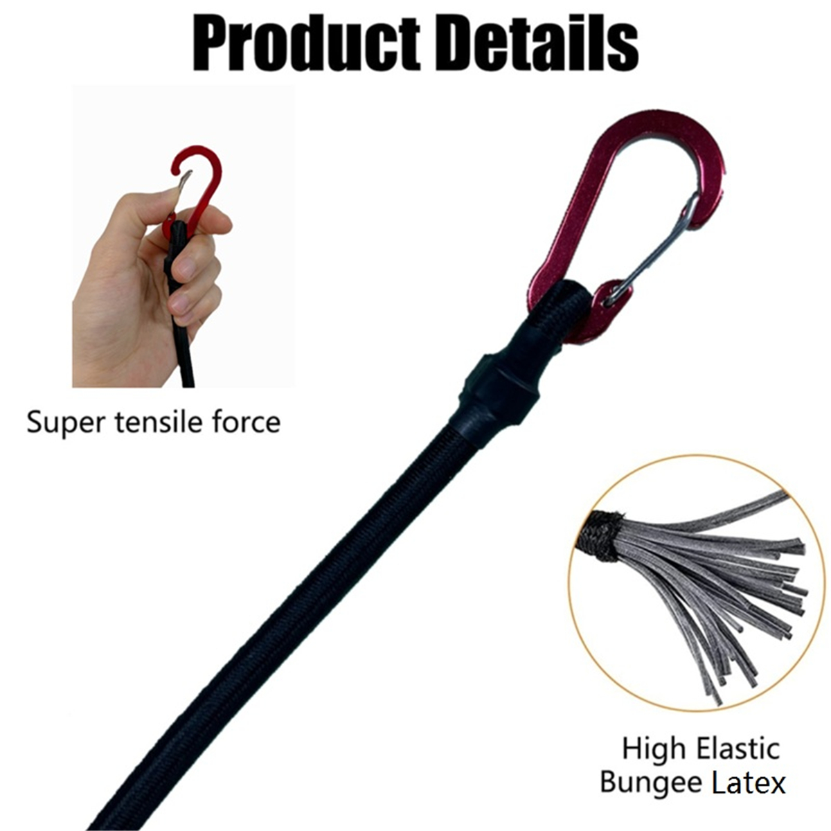 ヘビーデューティバンジーコード弾性タイストラップストリングカ - Resistance Band Heavy のレビューと価格