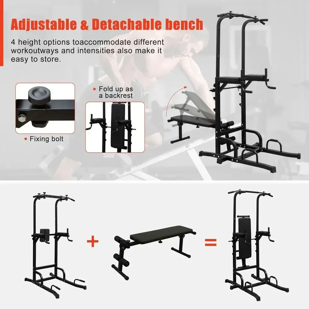 家庭用ジム向けヘビーデューティー高さ調節可能なディップステー - Home Gym Multi Station のレビューと価格