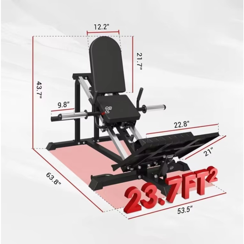 2-in-1グルートトレーナーリバースペダルホームジムヒップ - Home Gym Hip Thrust Machine のレビューと価格
