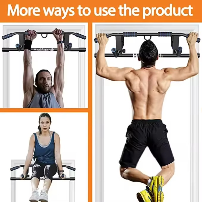 ドリル不要のドア枠懸垂バー 簡単設置 ホームジム ディップバ - Home Gym Installation のレビューと価格