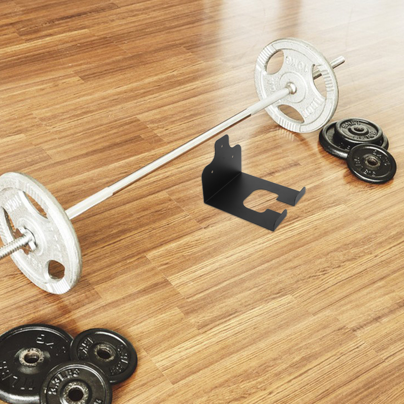 頑丈な壁掛けバーベルラック、堅牢なスチール構造、簡単設置、省 - Home Gym Installation のレビューと価格