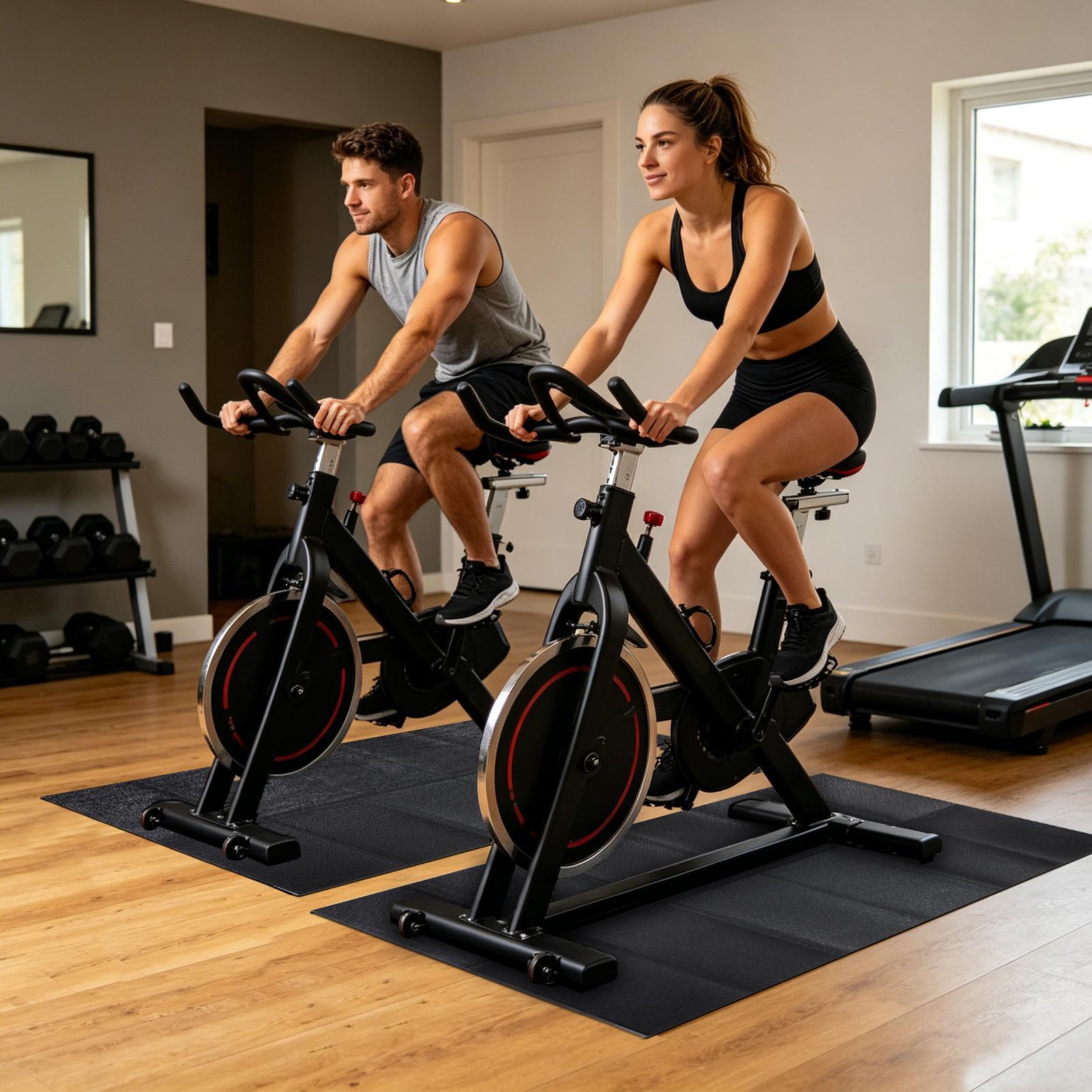 トレッドミルパッド高耐久防水折りたたみ式堅木床用トレッドミル - Home Gym Workout のレビューと価格