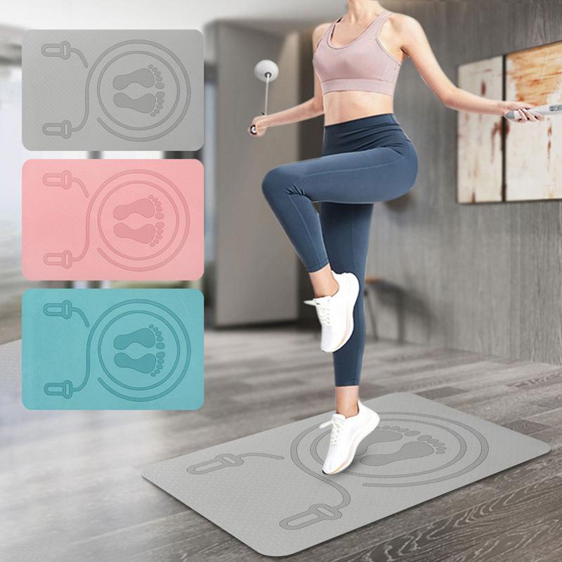 6mmジャンプロープマット TPE素材 耐衝撃 防音 エクサ - Home Gym Yoga Mat のレビューと価格