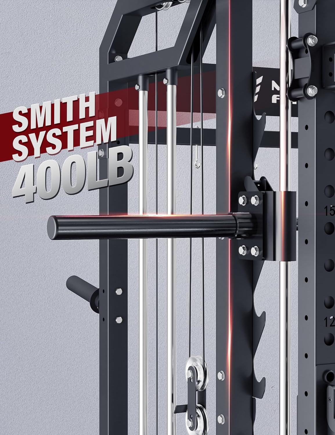 スミスマシン ホームジム スクワットラック プーリーバー デ - Home Gym Smith のレビューと価格