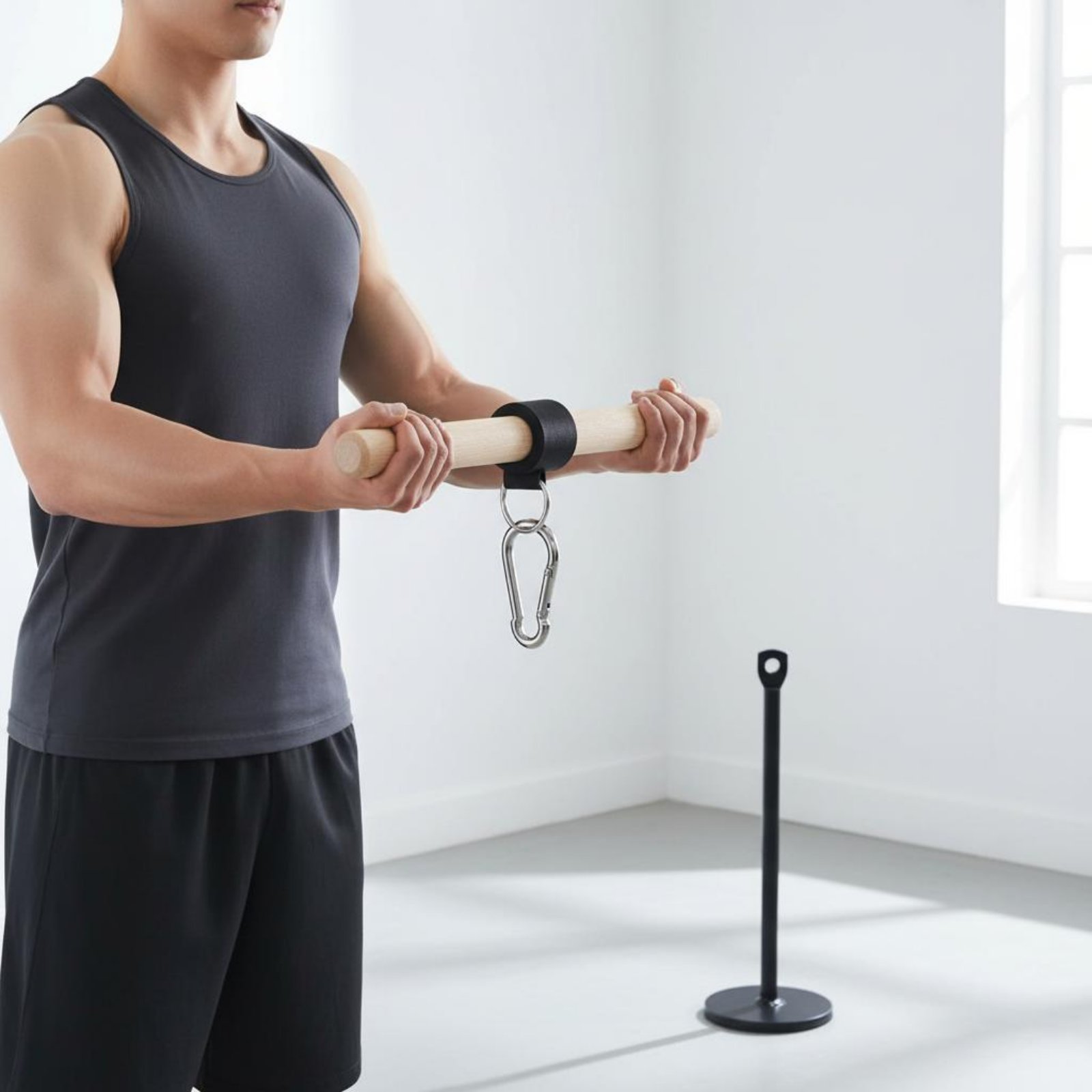 手首と前腕用ウィンダー 頑丈な構造のリストウィンダー 前腕強 - Wrist Roller Forearm のレビューと価格
