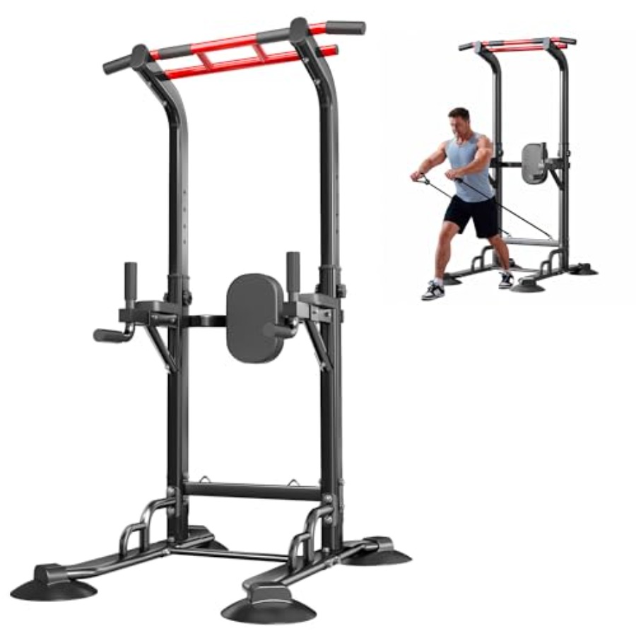 ホームジム懸垂バー：スチール製ブラック12段階調整可能多機能 - Home Gym Multi Station のレビューと価格